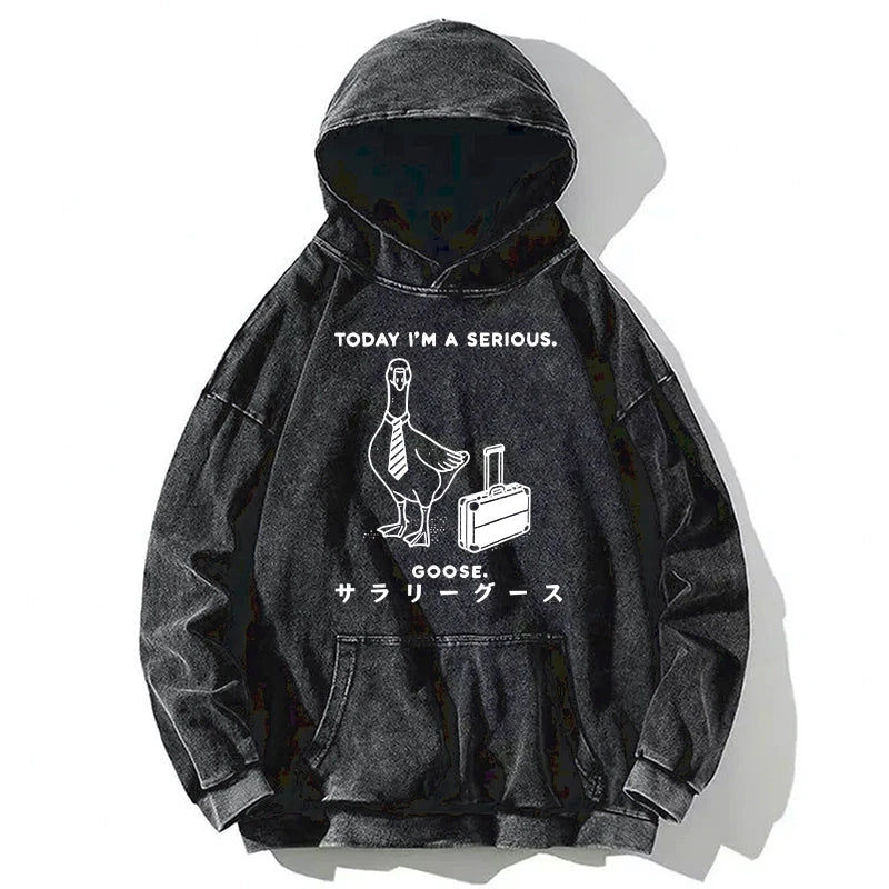 Hard Working Goose Washed Hoodie