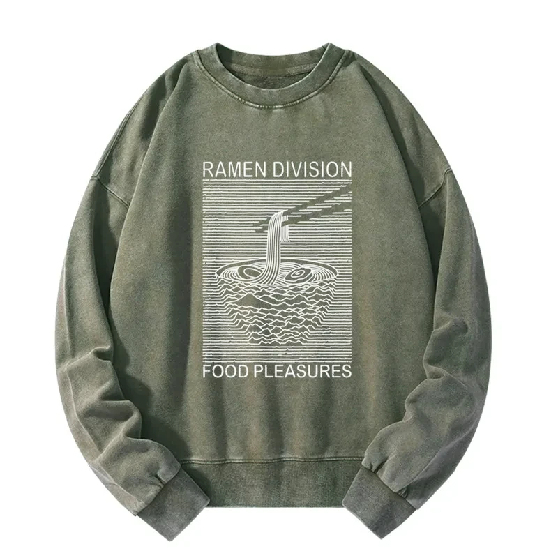 Ramen Division Food Pleasures Washed Sweatshirt