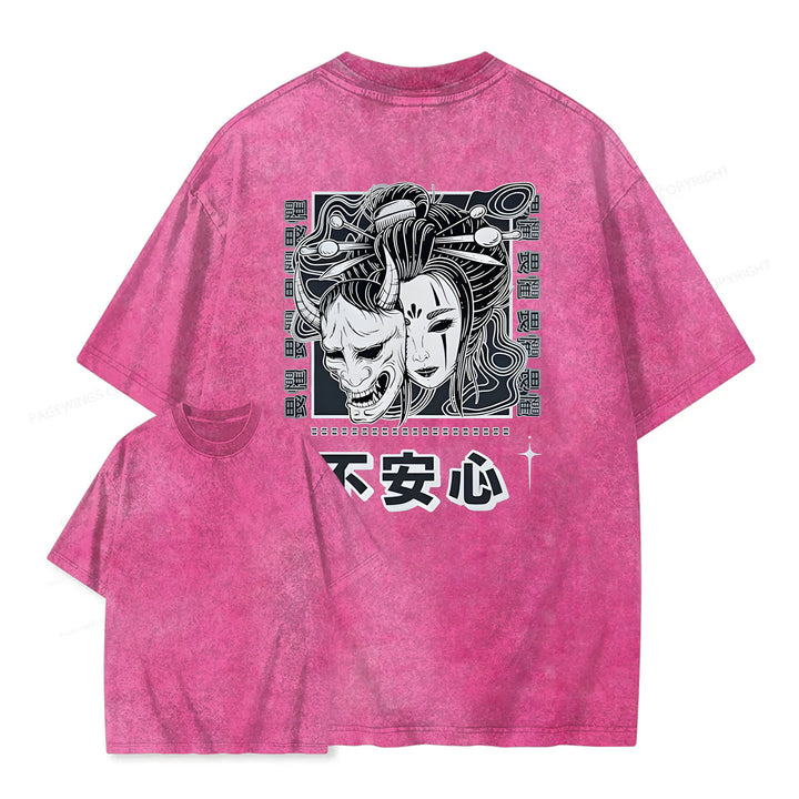 Japanese Monster Washed Crew Neck T-Shirt