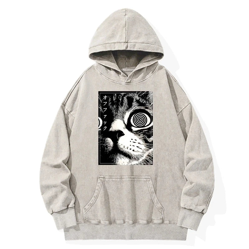 Scary Cat Japan Washed Hoodie
