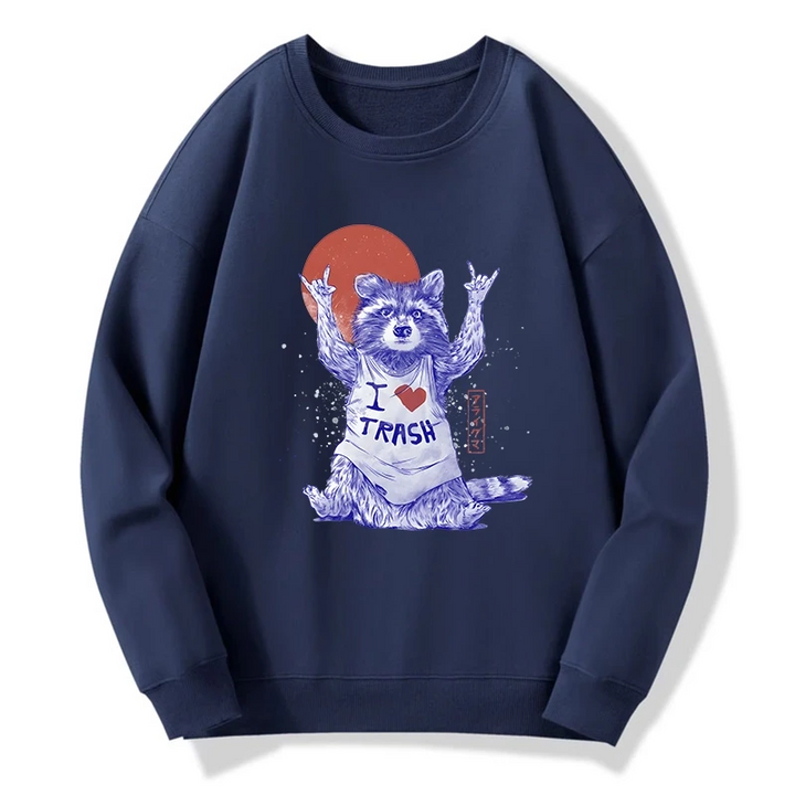 I love Trash Sweatshirt