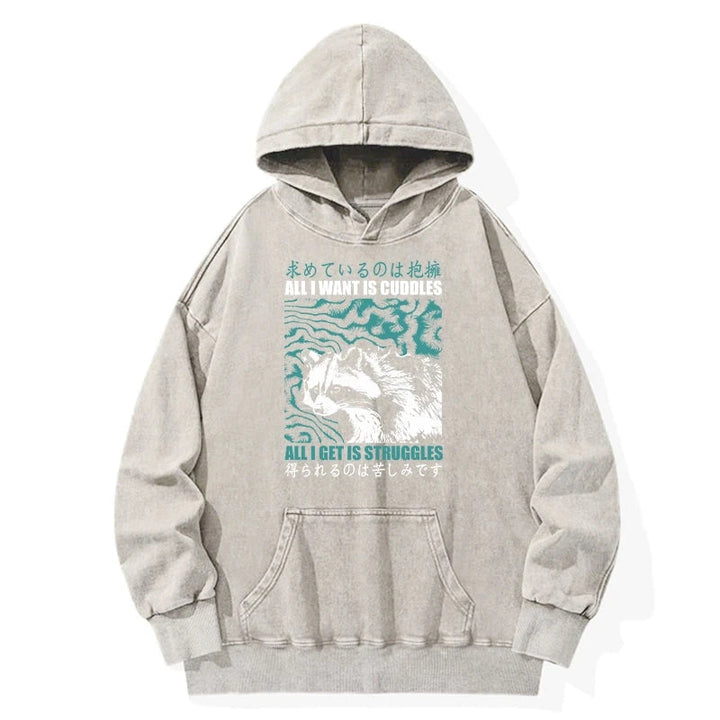 All I Get Is Struggles Washed Hoodie