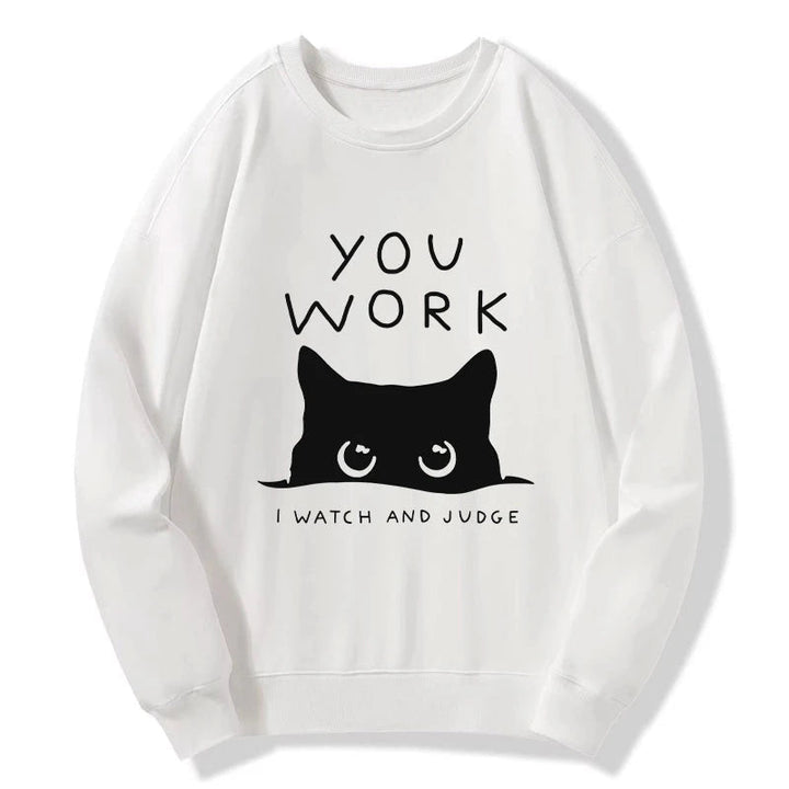 A Cat That Spies Sweatshirt