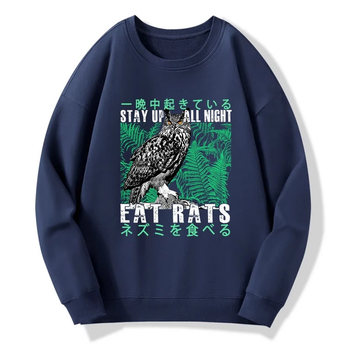 Owls Prey On Rats At Night Sweatshirt
