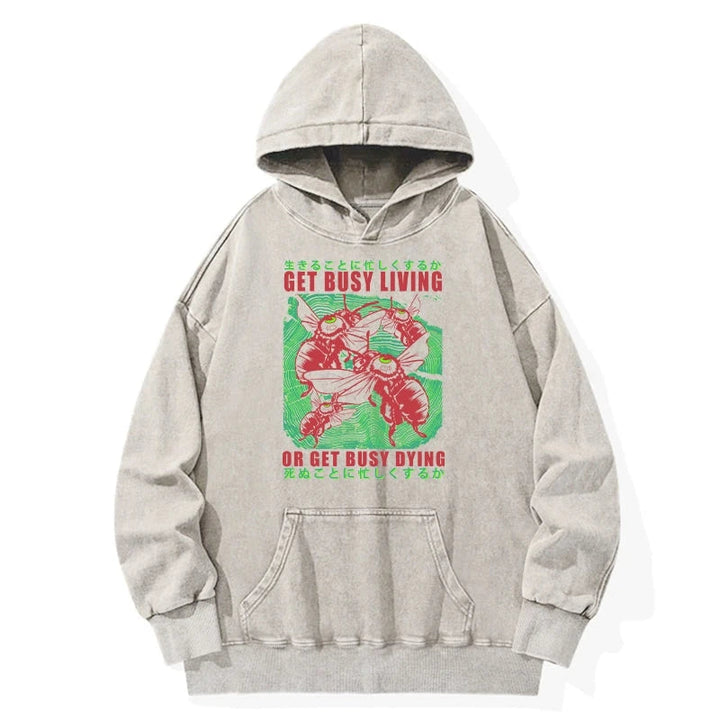 Busy Bee Japanese Washed Hoodie