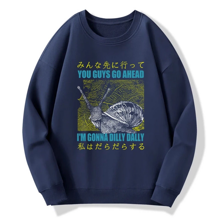 Slow Snail Japanese Sweatshirt
