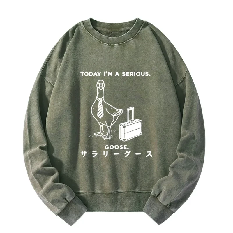 Hard Working Goose Washed Sweatshirt