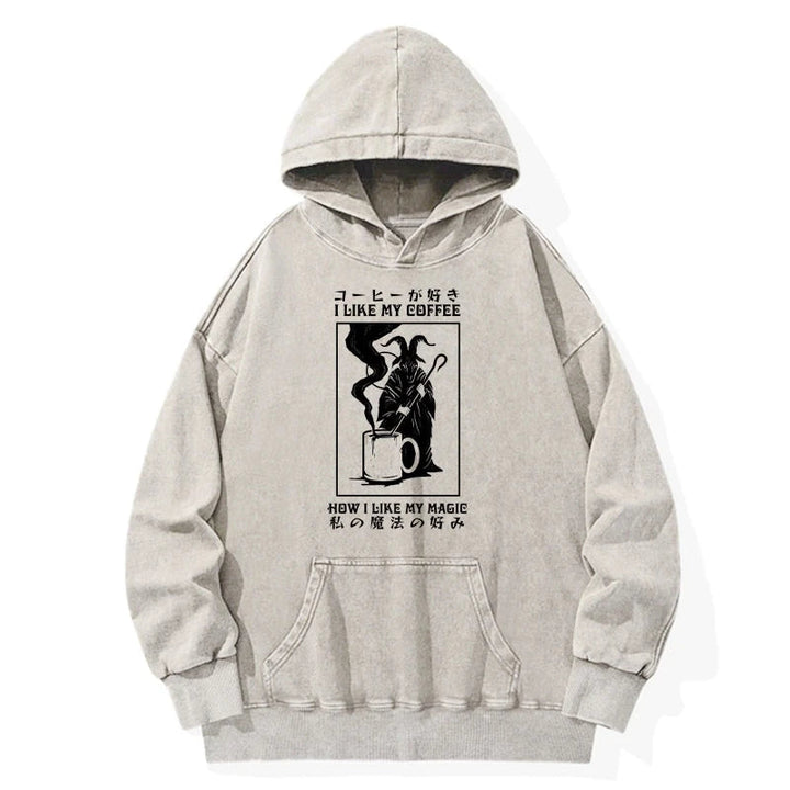 I Like My Coffee Washed Hoodie