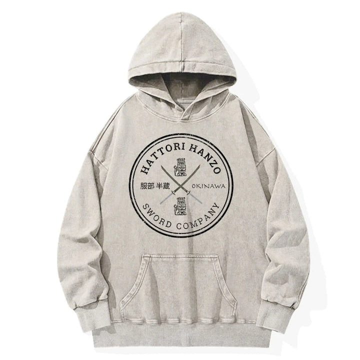 Hattori Hanzo Sword Company Washed Hoodie