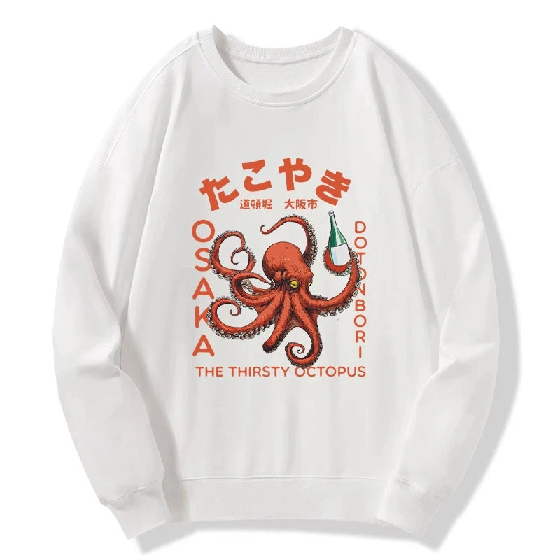 Octopus Drinks Soju Sweatshirt