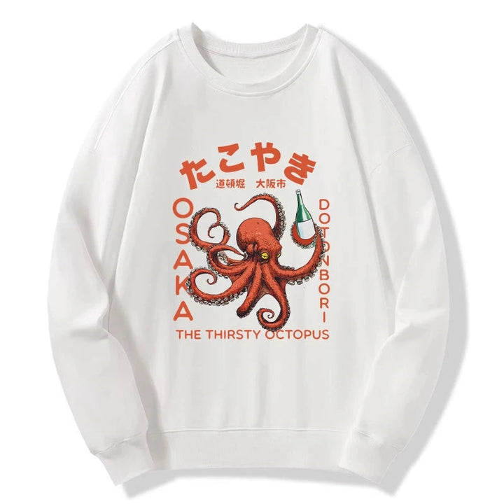 Octopus Drinks Soju Sweatshirt