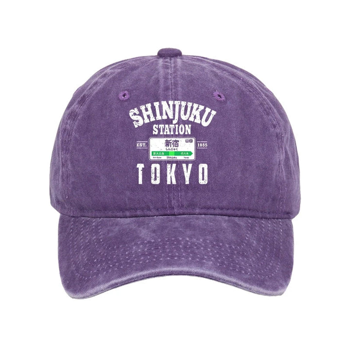 Shinjuku Station Yamanote Line Washed Cap