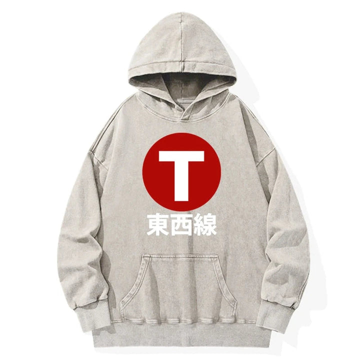 Tozai Line Kyoto Washed Hoodie