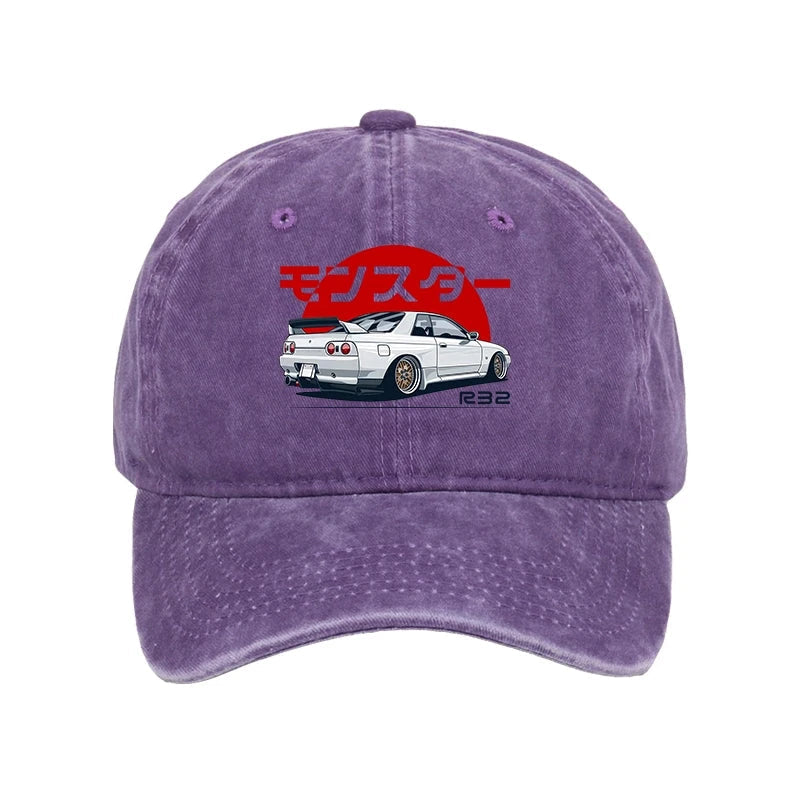 Monster. Skyline R32 GTR Washed Cap