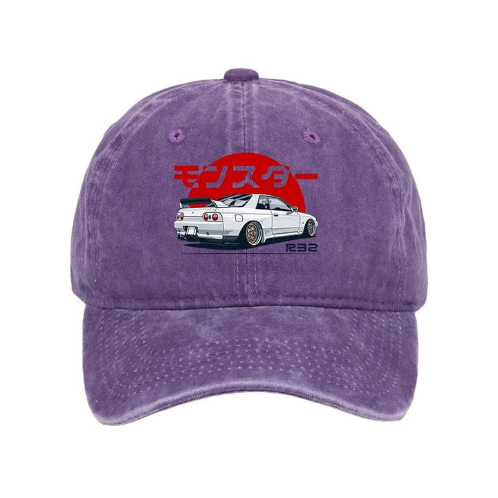 Monster. Skyline R32 GTR Washed Cap
