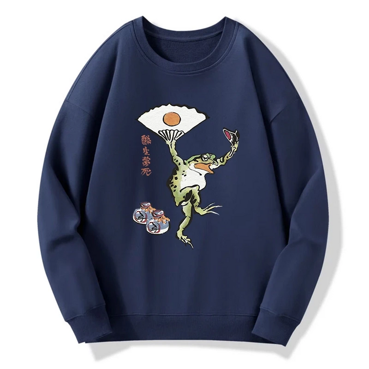 Dancing Frog Japanese Sweatshirt