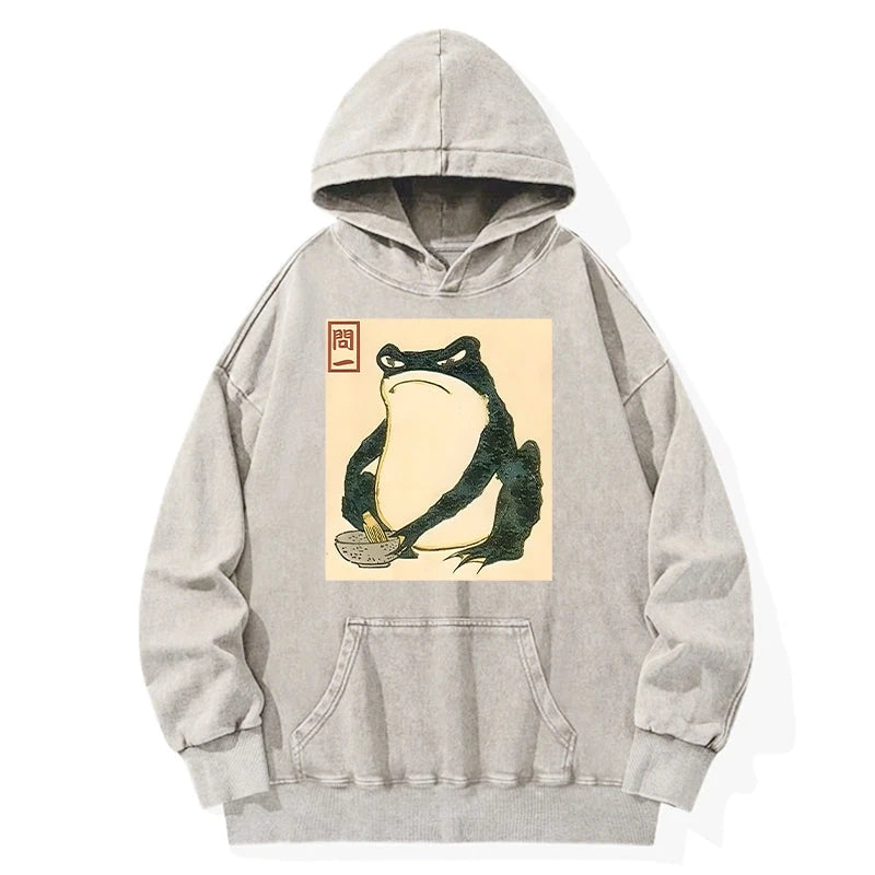 Matsumoto Hoji Japanese Frog Washed Hoodie