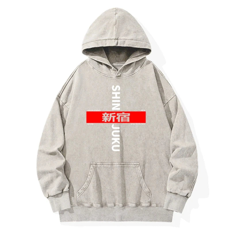 Shinjuku Prefecture Japan Washed Hoodie