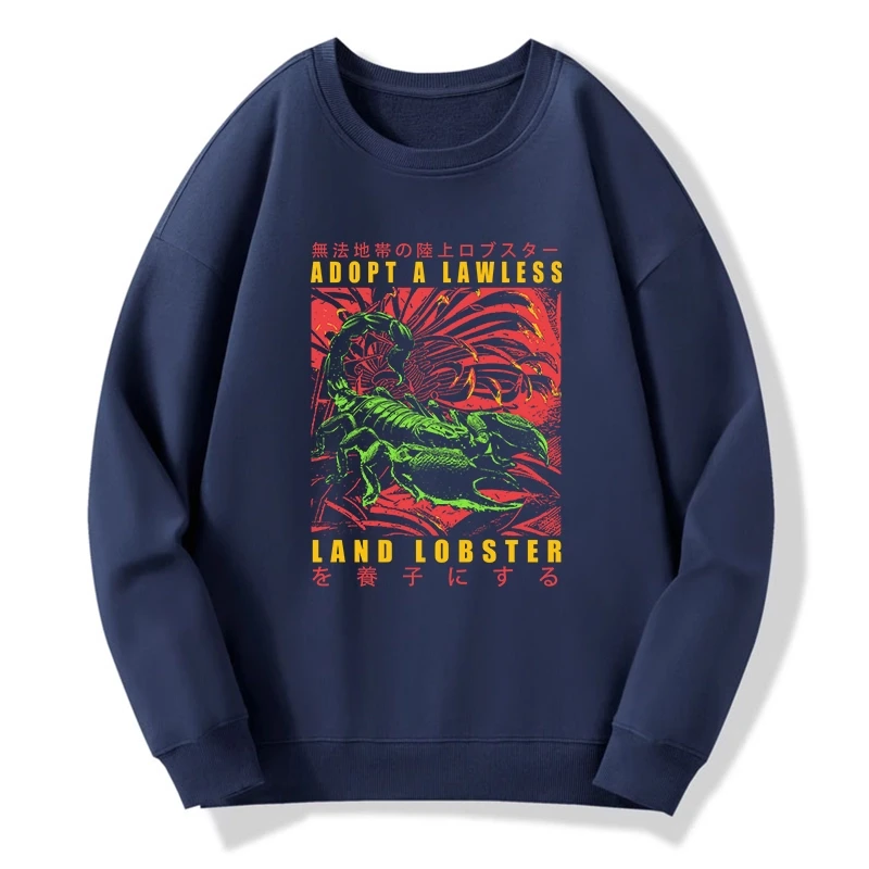 Adopting A Land Lobster Japanese Sweatshirt