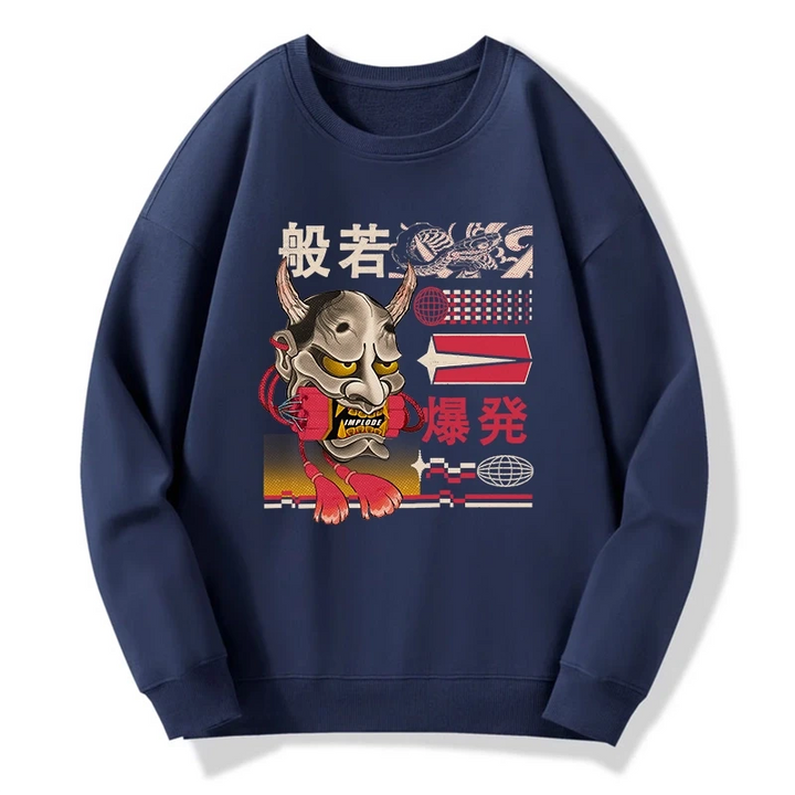 Hannya Mask Japanese Sweatshirt