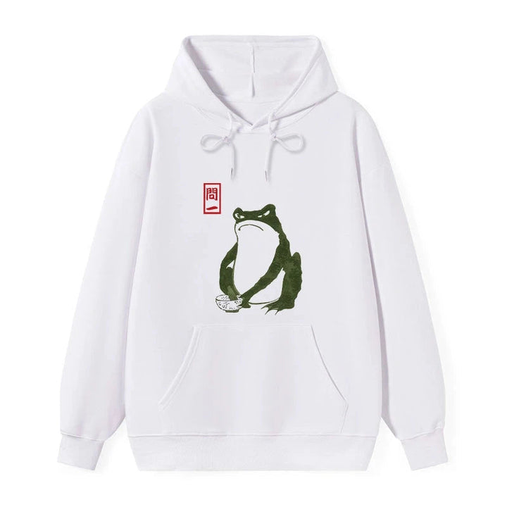 Woodblock Print Frog Classic Hoodie