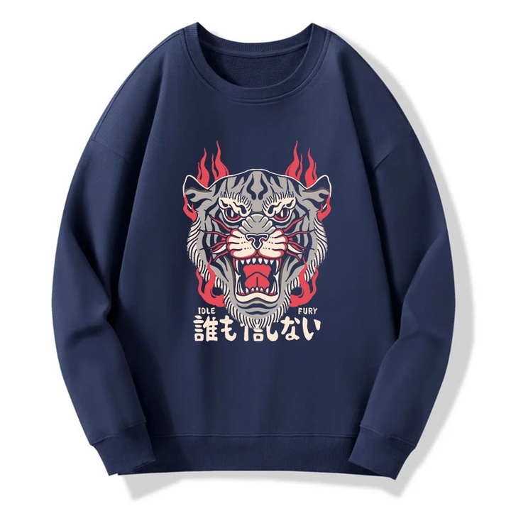 Retro Tiger Japanese Sweatshirt