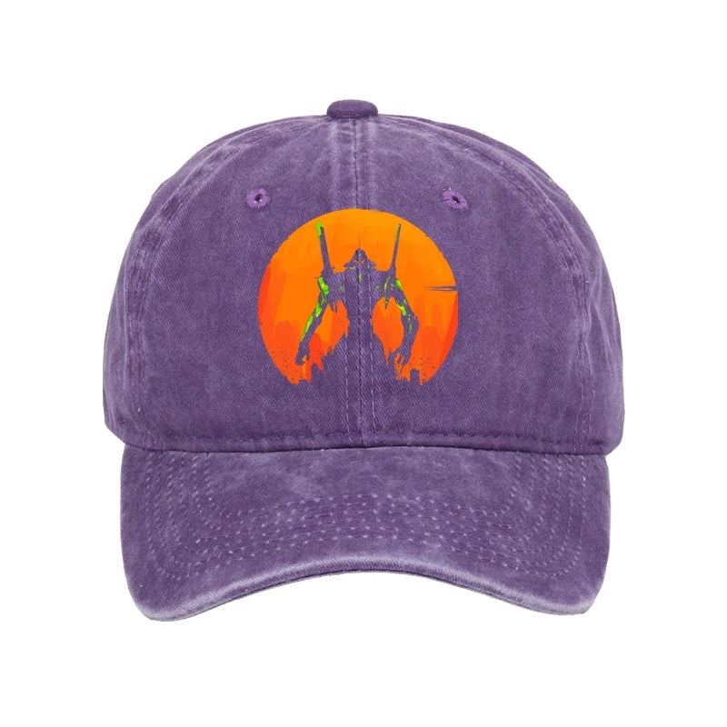 Robot Warrior Vintage Washed Cap