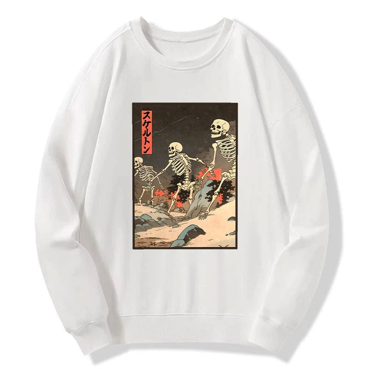 Japanese Rising Skeletons Sweatshirt