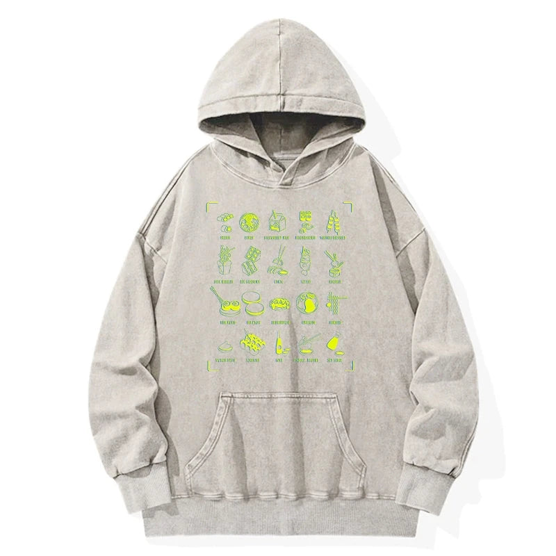 Tokyo Cuisine Washed Hoodie