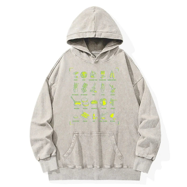 Tokyo Cuisine Washed Hoodie