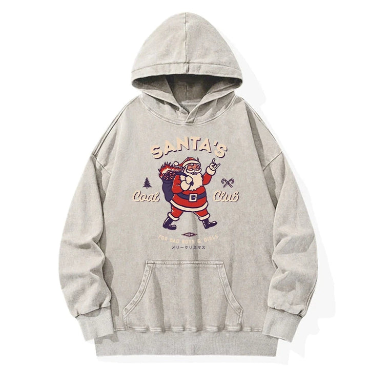 Santa's Coal Club Japan Washed Hoodie
