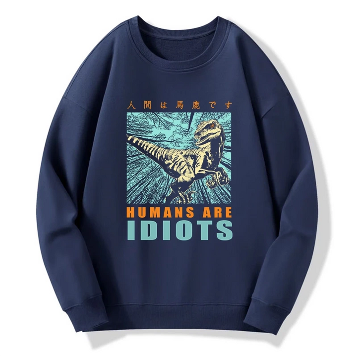 Mocking Dinosaurs Japanese Sweatshirt