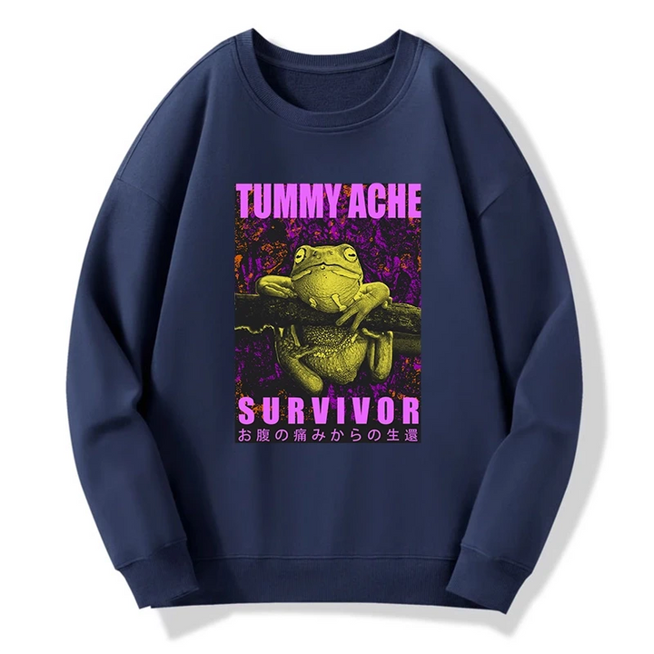 A Frog With Stomachache Sweatshirt