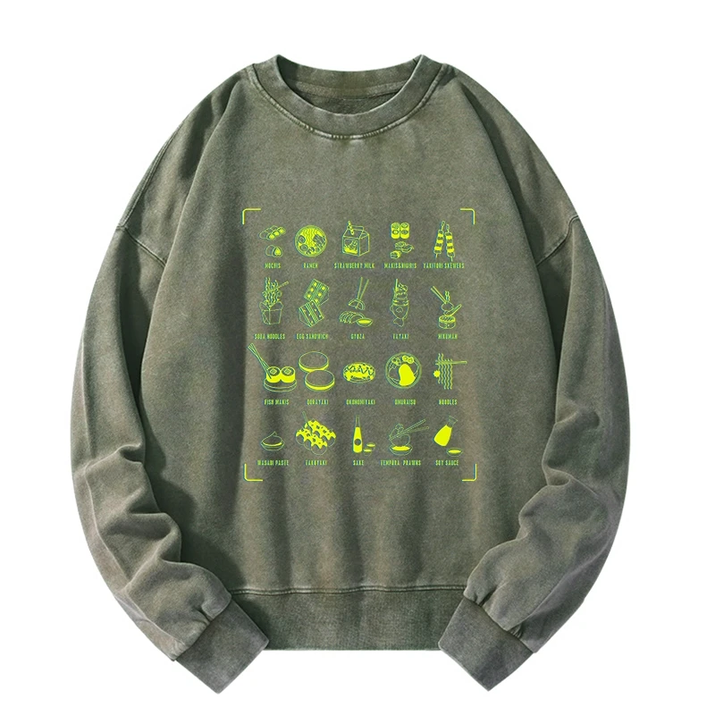 Tokyo Cuisine Washed Sweatshirt