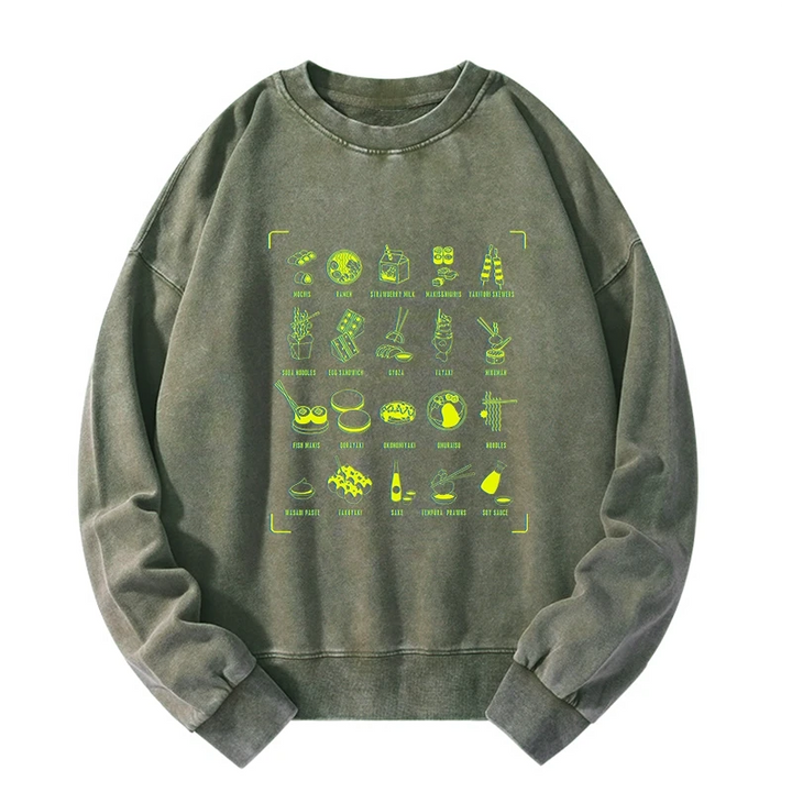 Tokyo Cuisine Washed Sweatshirt