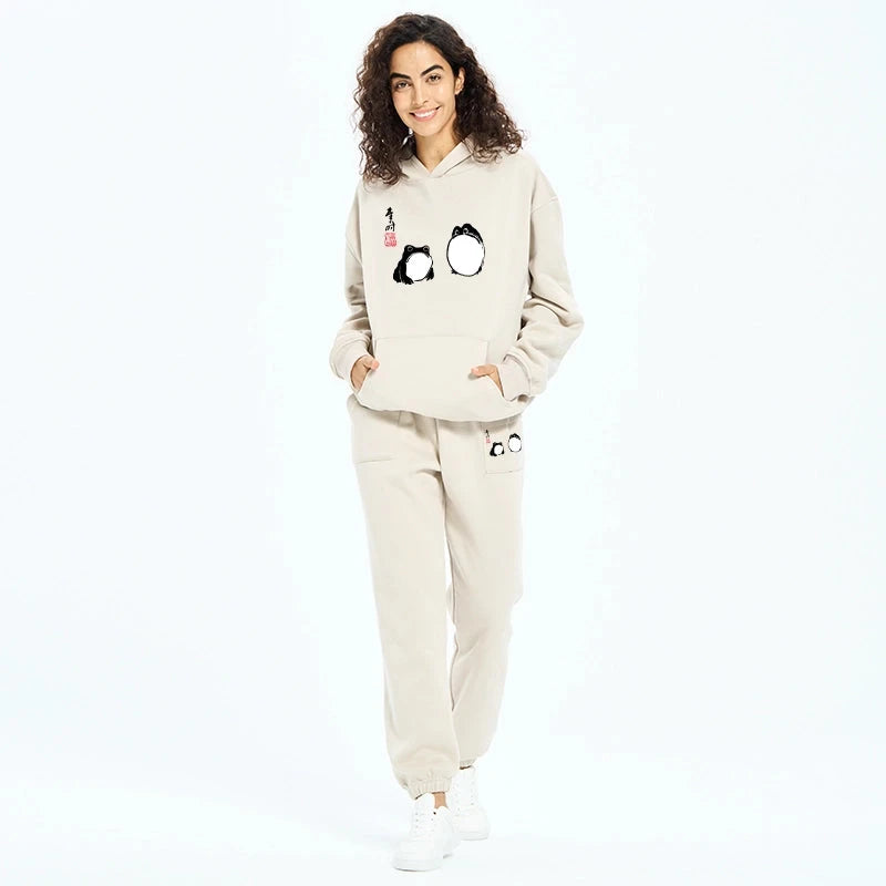Matsumoto Hoji Frogs Japan Fleece Lined Hoodie Set