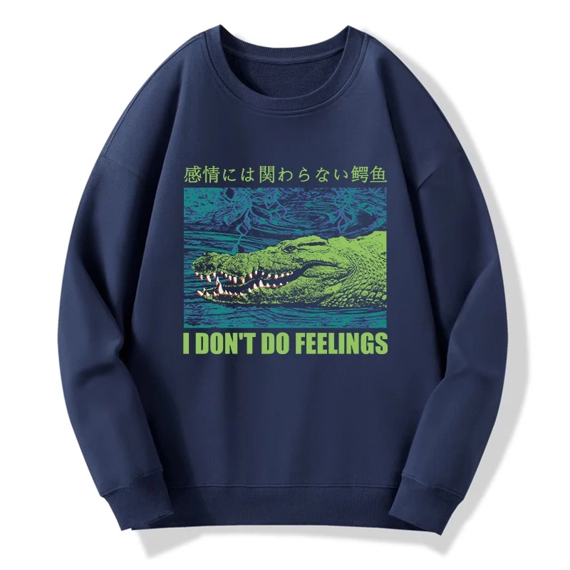 An Emotionless Crocodile Sweatshirt