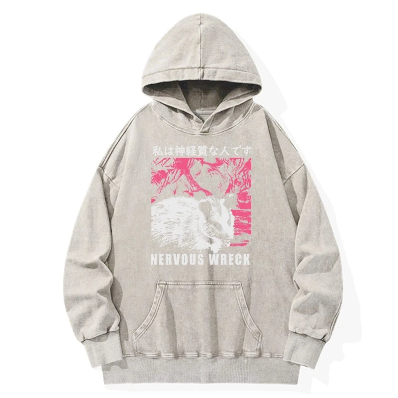 Nervous Wreck Washed Hoodie