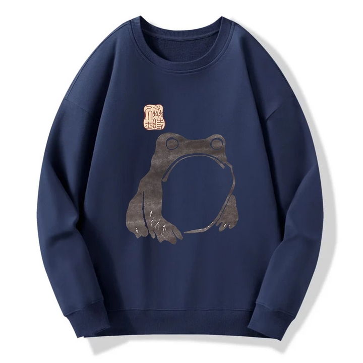 Matsumoto Hoji woodblock print frog Sweatshirt