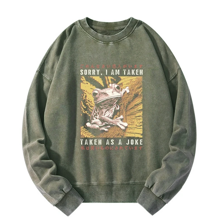 The Tragic Frog Japanese Washed Sweatshirt