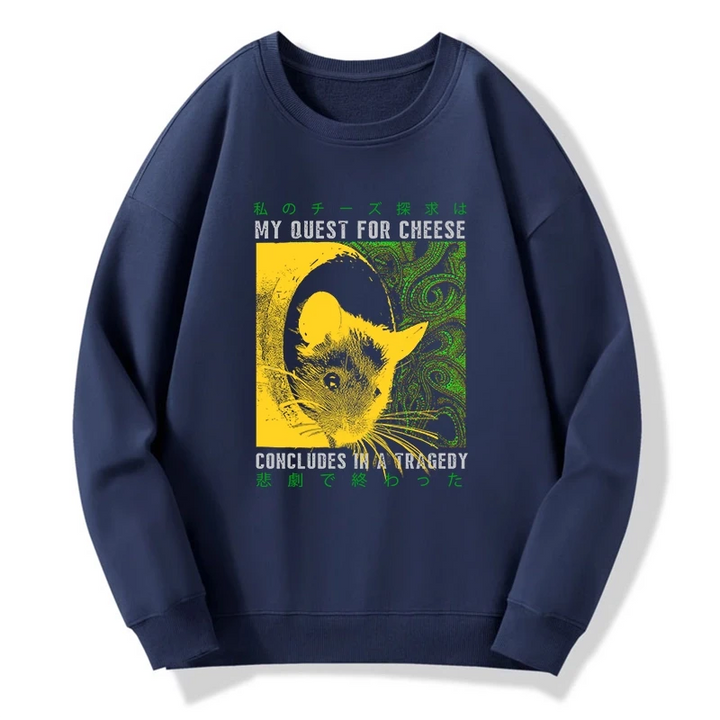 Mouse Has A Passion For Cheese Sweatshirt