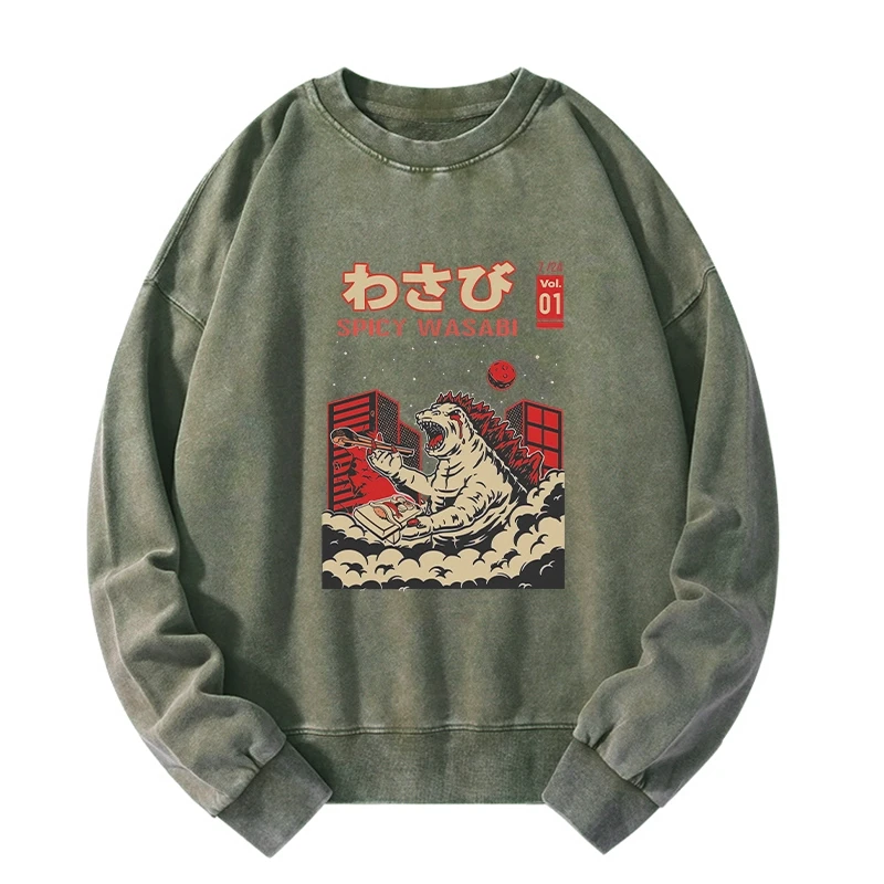 Spicy Wasabi Washed Sweatshirt