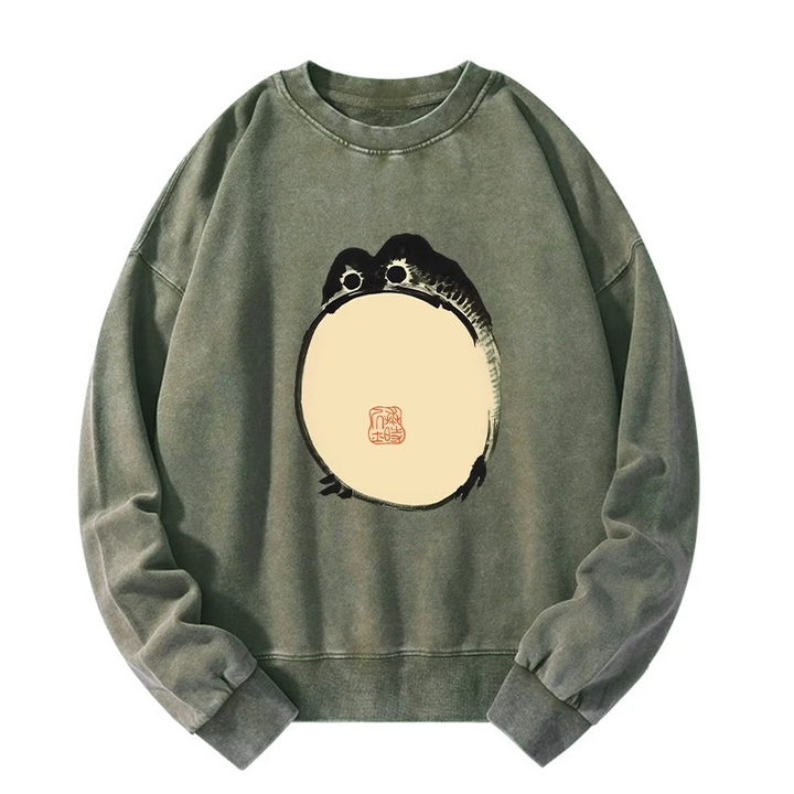 Grumpy Frog Japanese Washed Sweatshirt