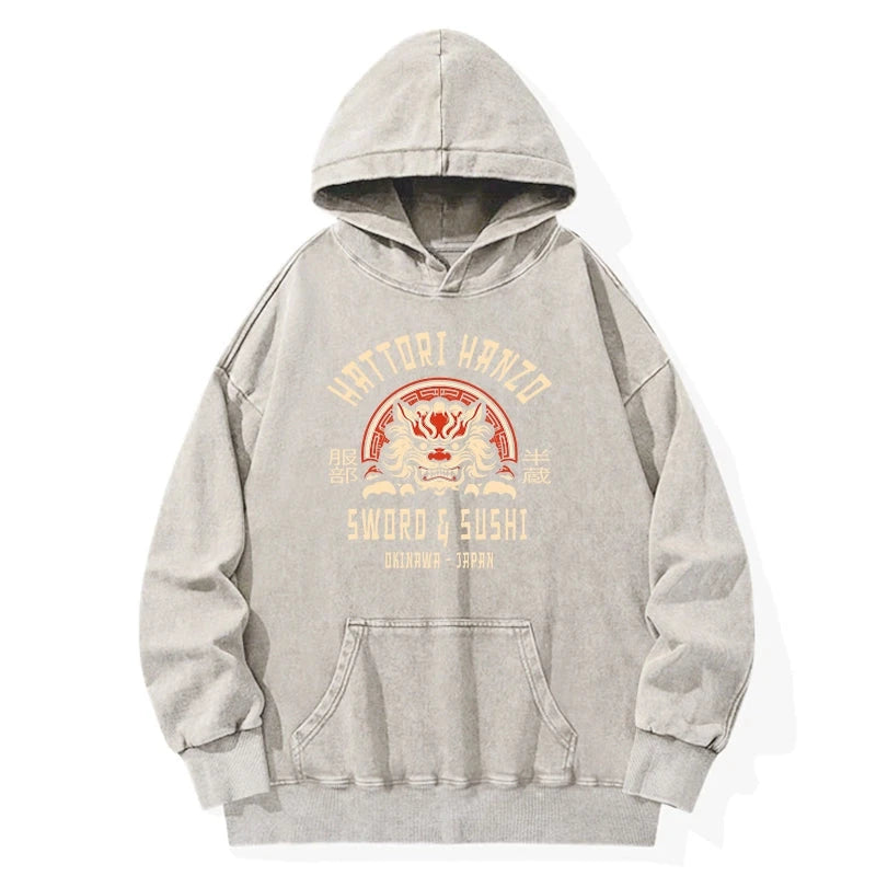 Hattori Hanzo Sword Washed Hoodie