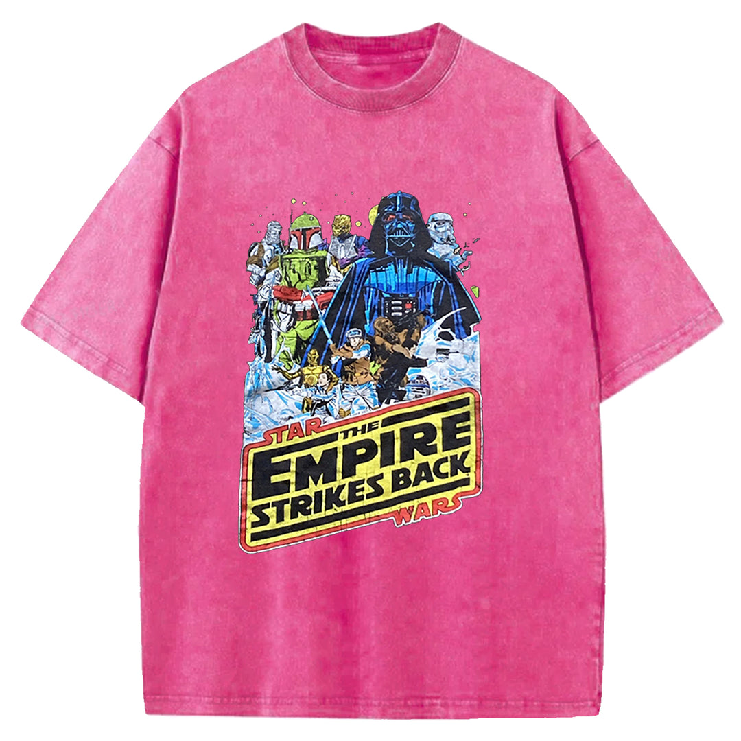 Star Wars Vintage Japanese Washed Crew Neck T-Shirt