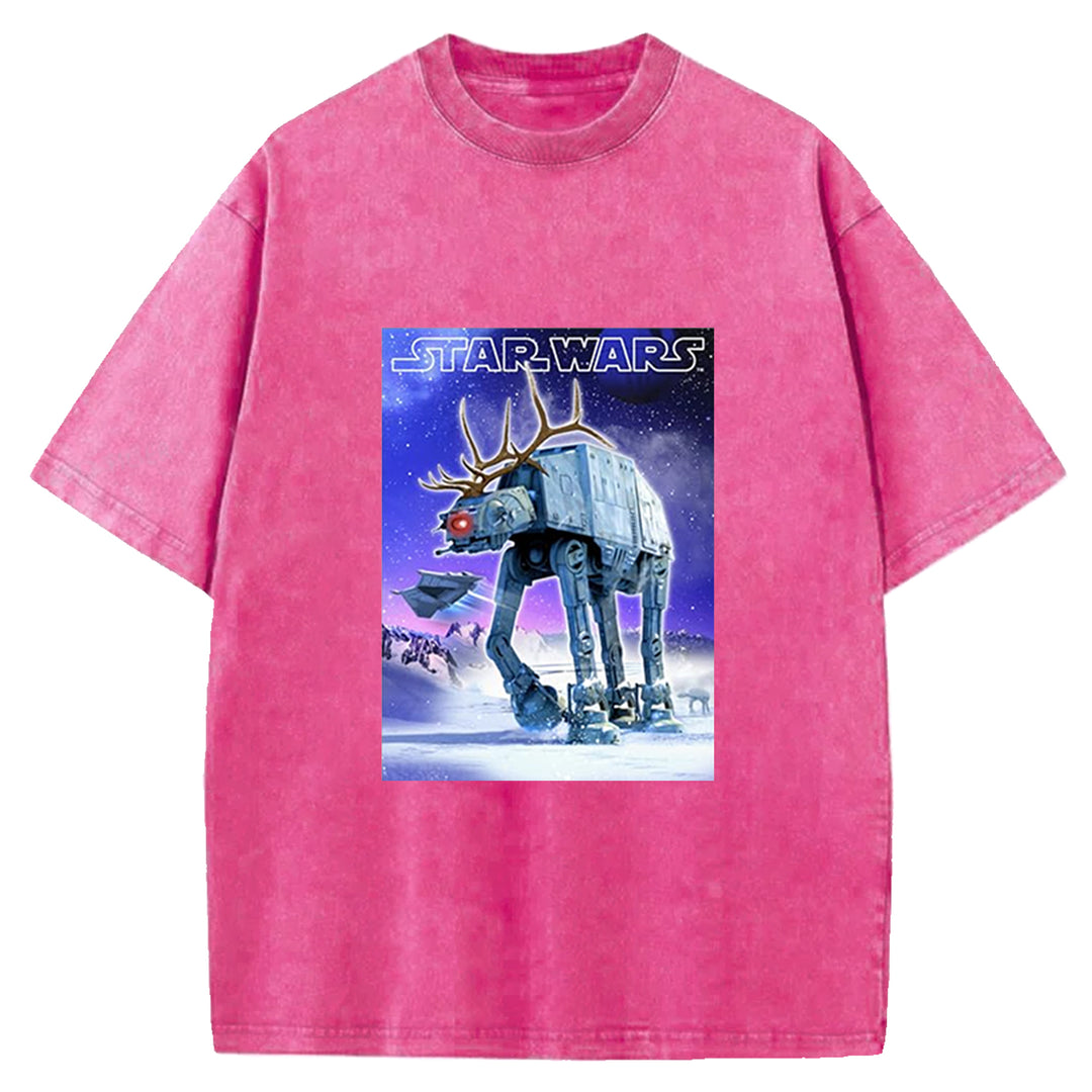 Star Wars Vintage Japanese Washed Crew Neck T-Shirt
