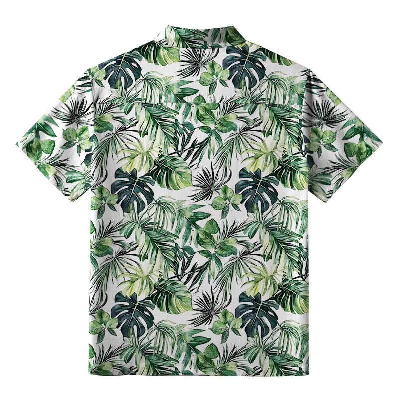 Tropical Leaf Dance Aloha Hawaiian Shirt