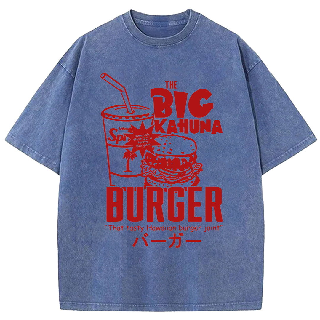The Big Kahuna Burger Washed Crew Neck T-shirt