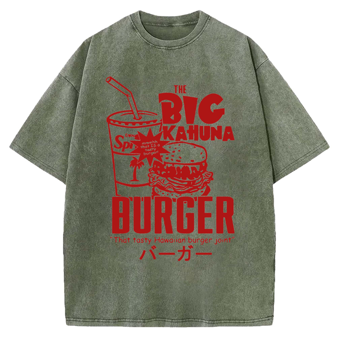 The Big Kahuna Burger Washed Crew Neck T-shirt
