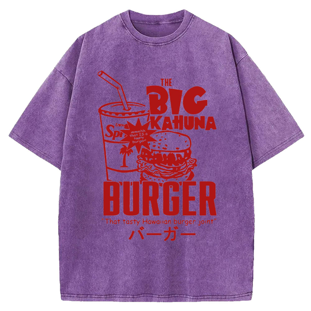 The Big Kahuna Burger Washed Crew Neck T-shirt
